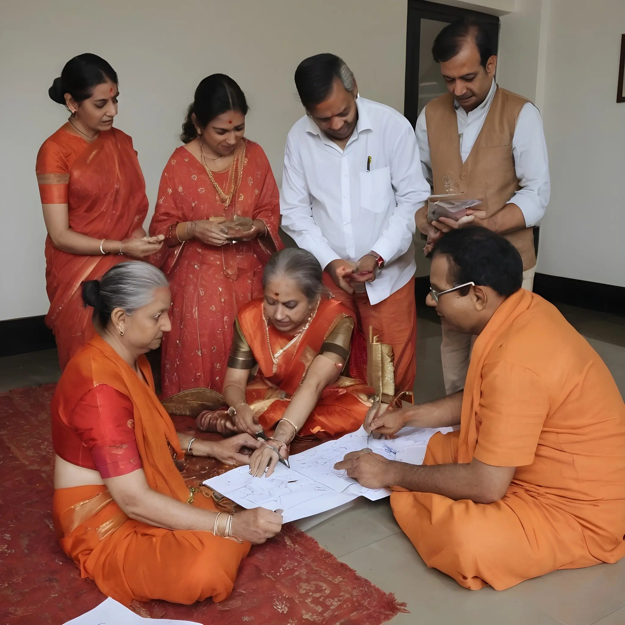 group-of-pandit-working-together-on-kundli-upscaled (1) (1)